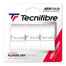 Tecnifibre Players Dry weiss 3er